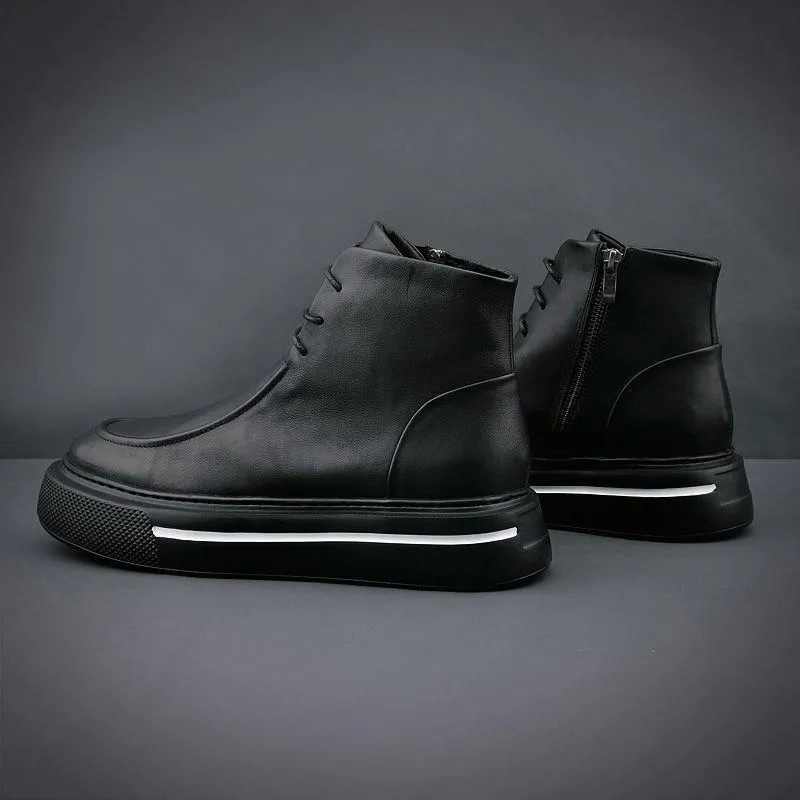 New high-top simple martin boots