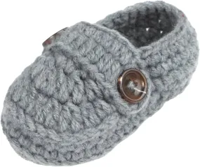 Newborn Baby Hand Knitting Crochet Booties Shoes Mary Jane First Walking Non-Slip Stay On Warm Knit Sock Boots