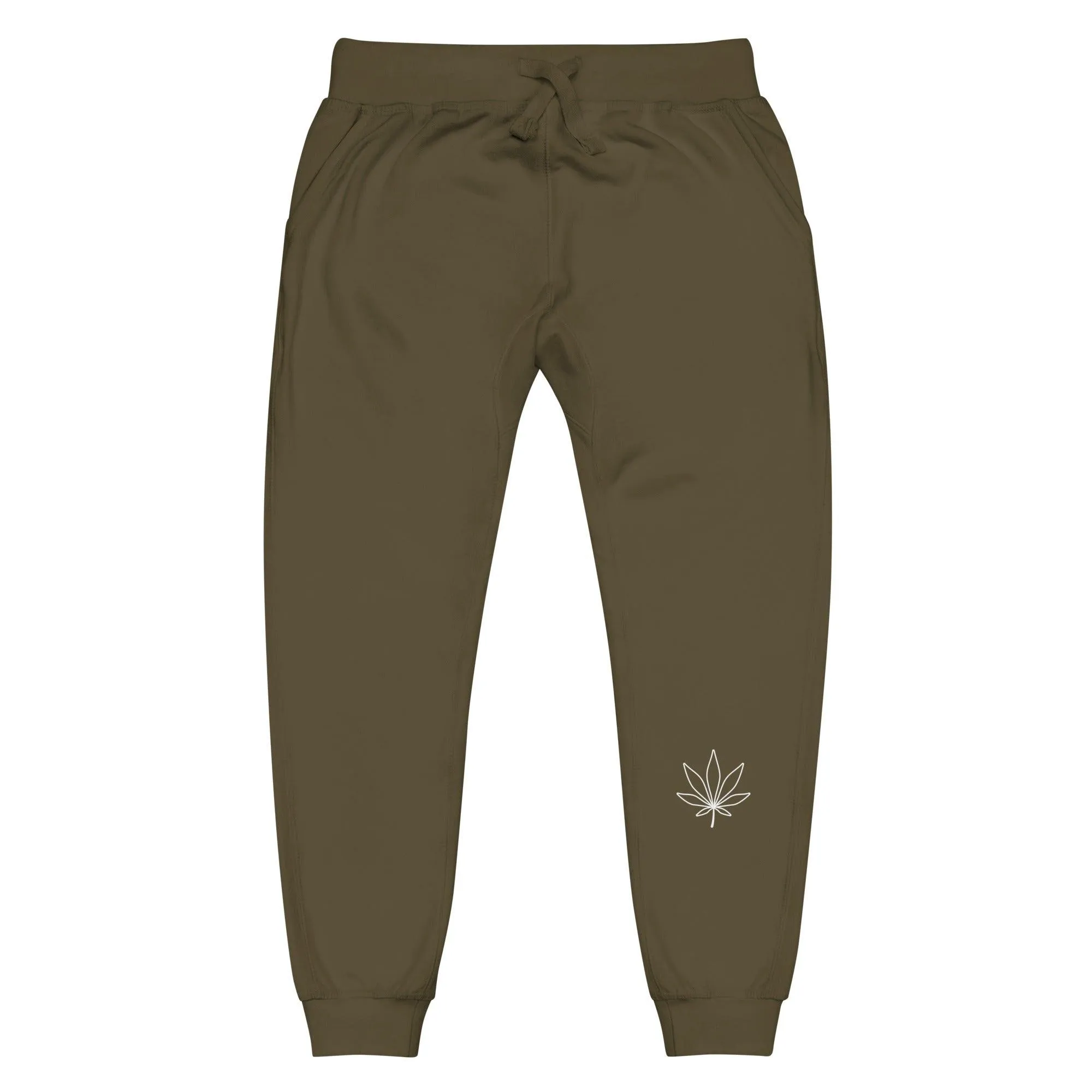 Pot leaf Unisex fleece sweatpants