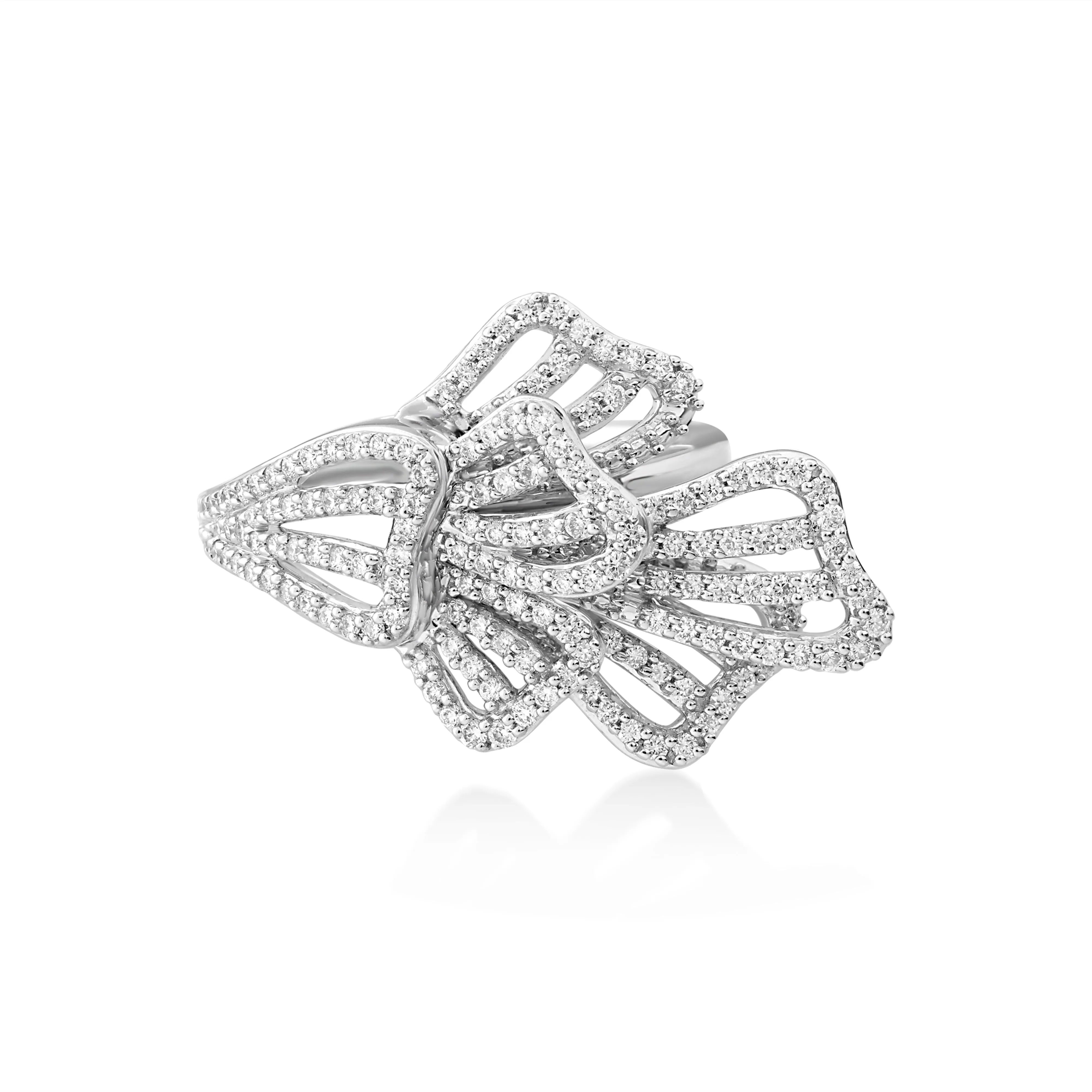 Skyward Bound Winged Diamond Ring