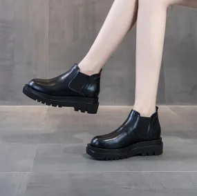 Small Thicksole Inner Heel Martin Boots DS361