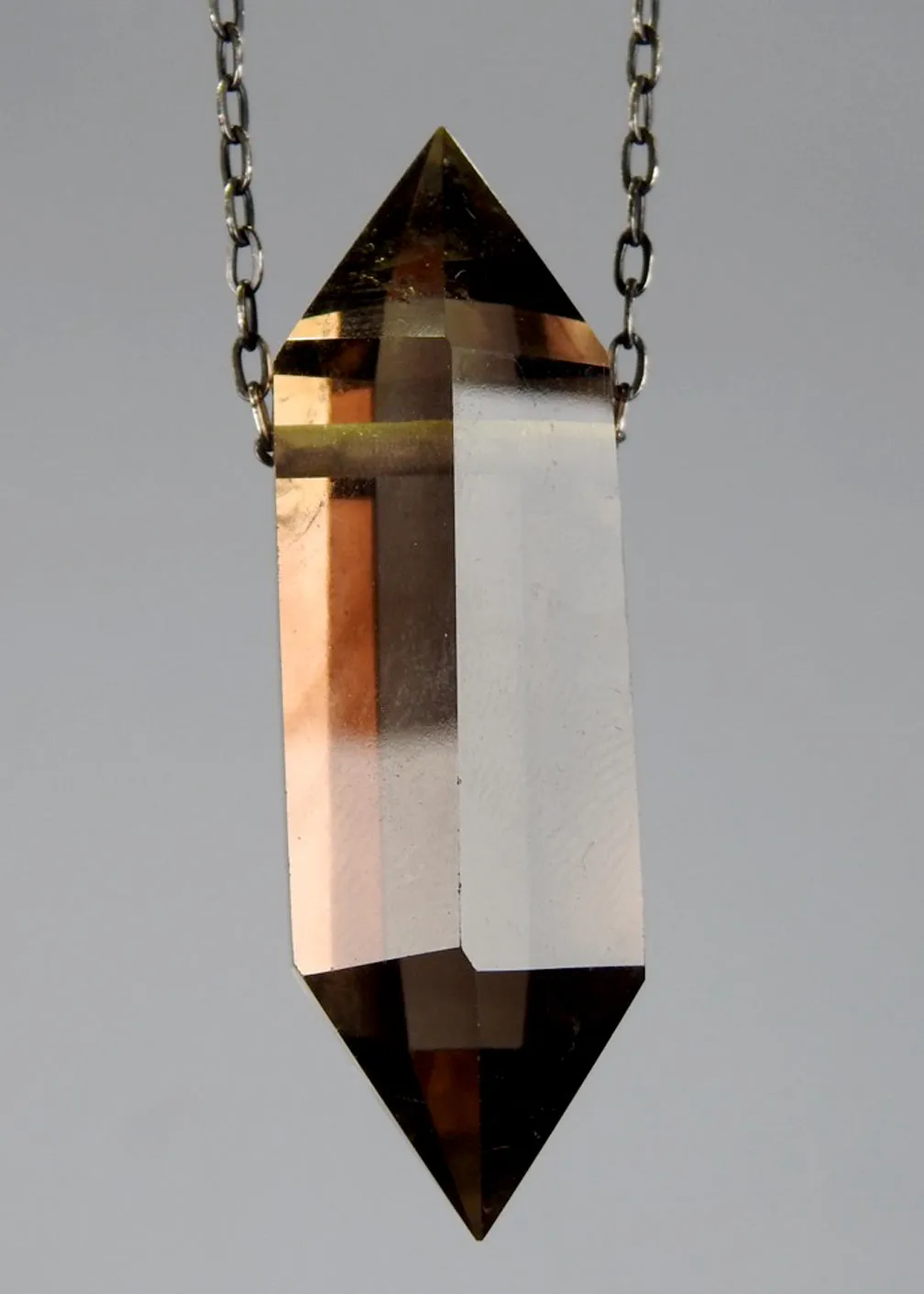Smoky Quartz Crystal Necklace