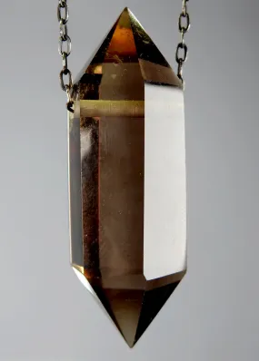 Smoky Quartz Crystal Necklace