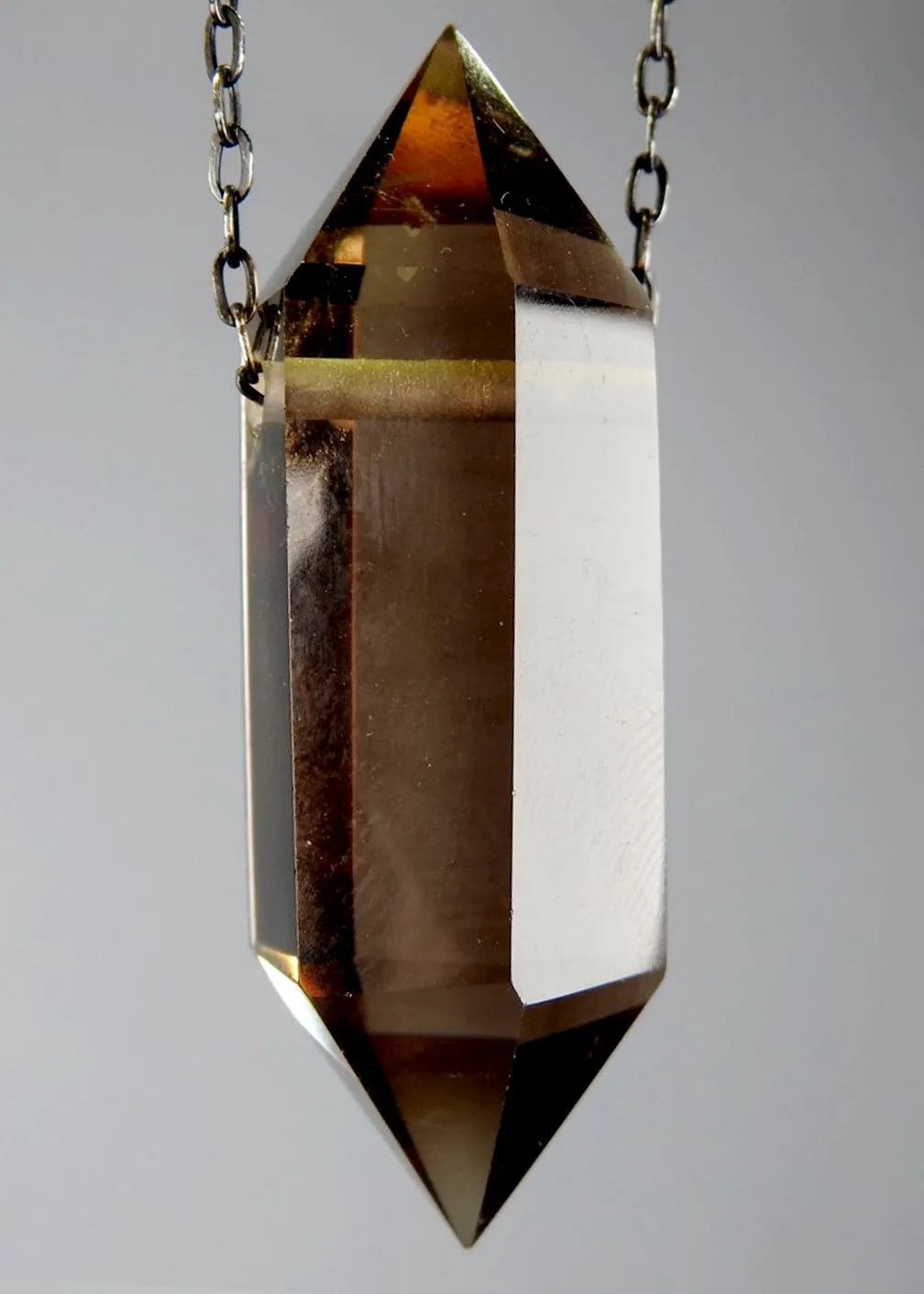 Smoky Quartz Crystal Necklace