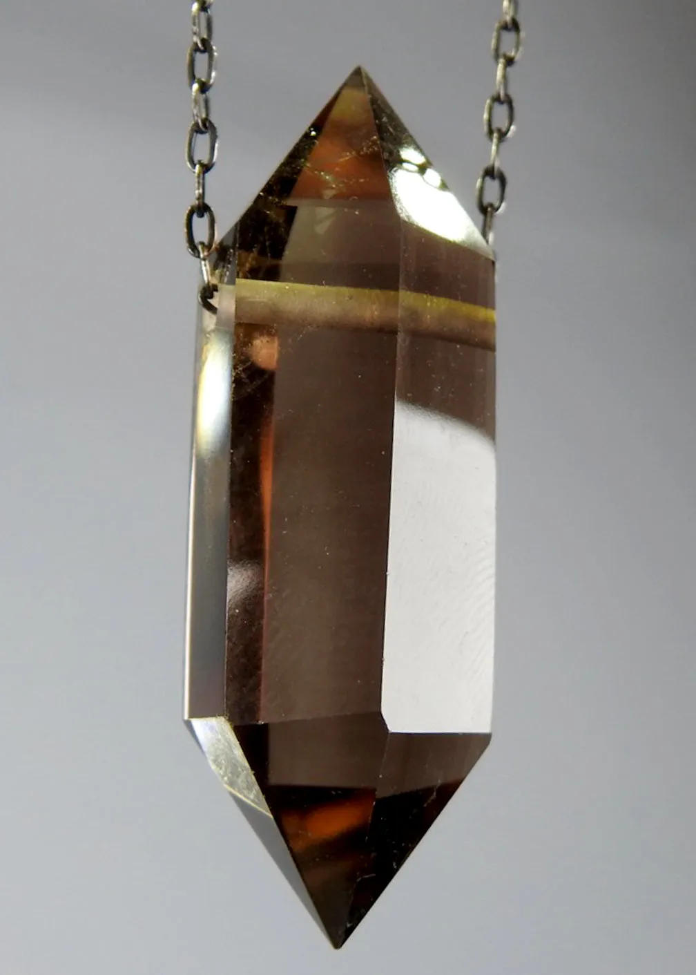 Smoky Quartz Crystal Necklace