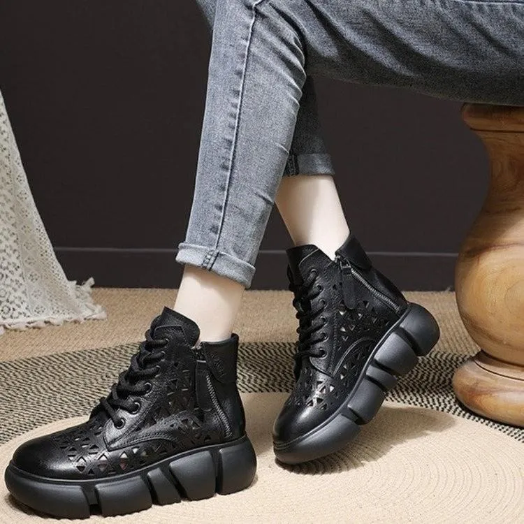 Soft Sole Retro Casual Martin Boots