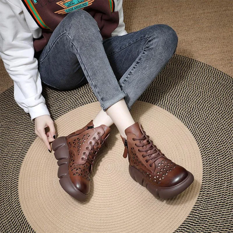 Soft Sole Retro Casual Martin Boots