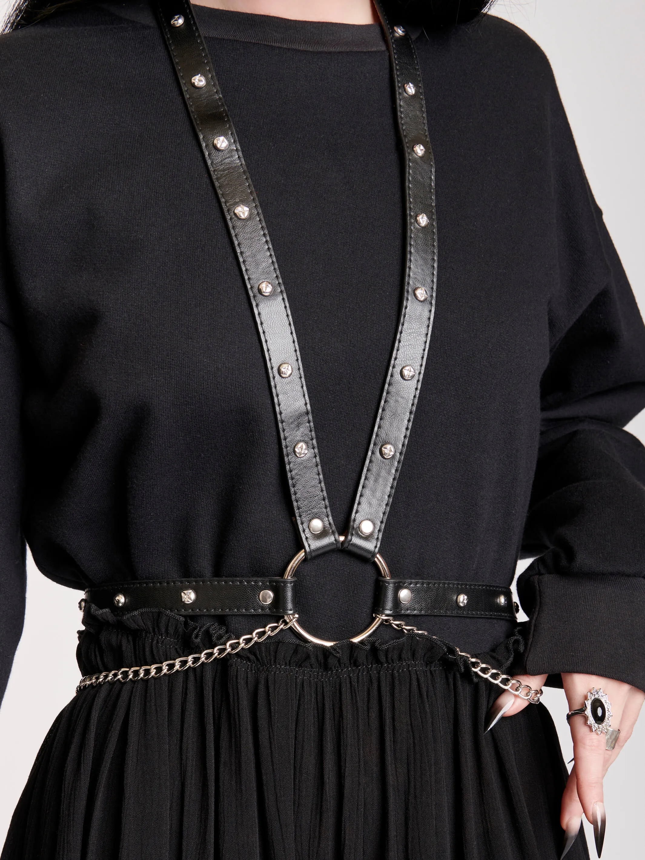 Studded Chain Harness