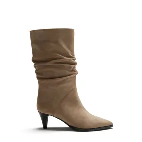 Vendôme Margot taupe suede boots