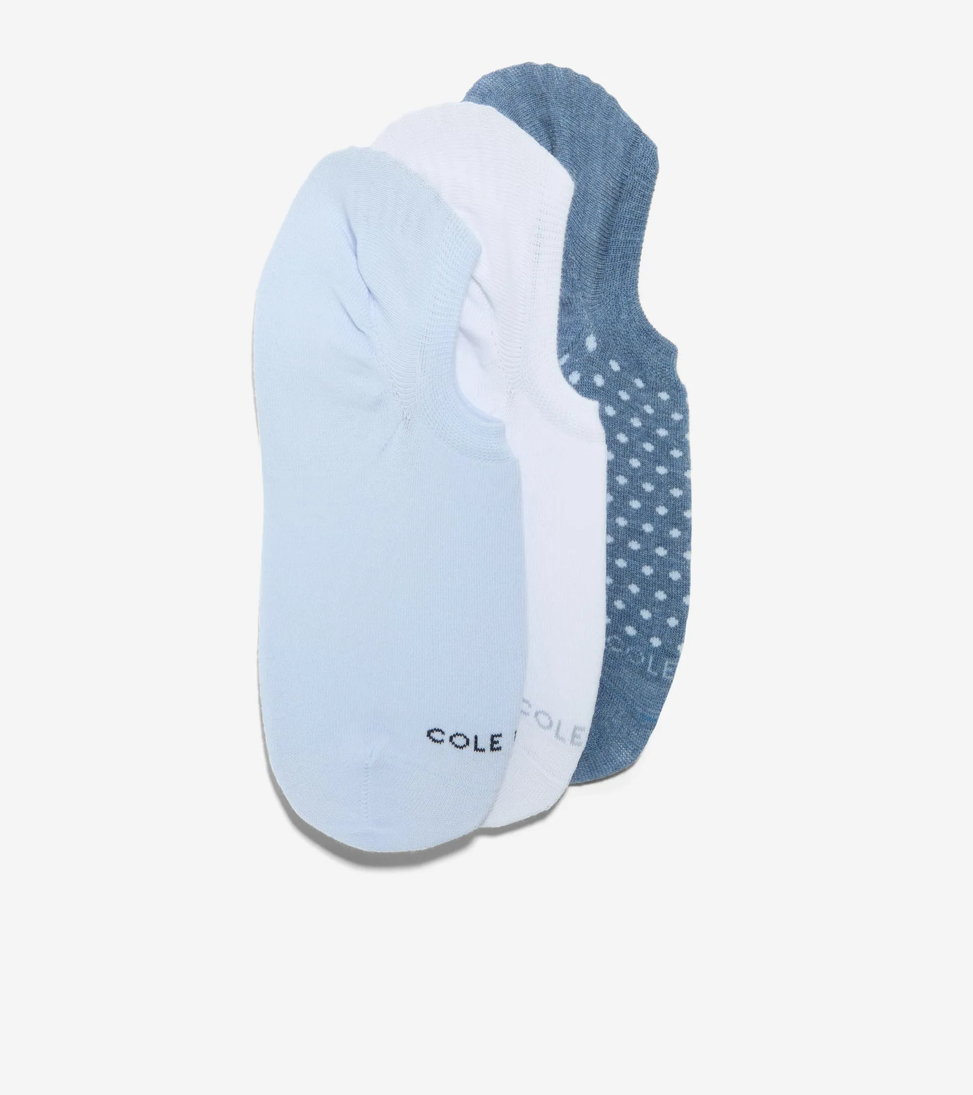 Women's 3-Pack Dot Liner Socks***