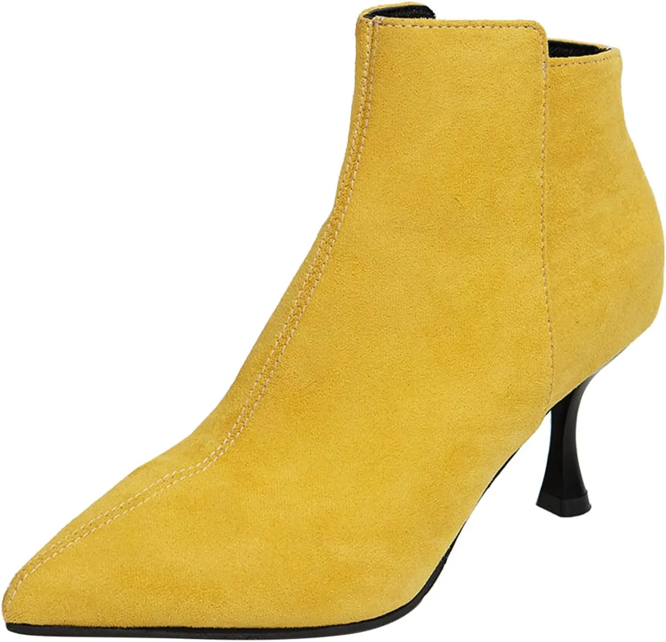 Women's Sittle Block Boots heels Side Zipper BootsKnee High Boots Casual Shoes Rain Boots Chunky Western Knee High Chukka