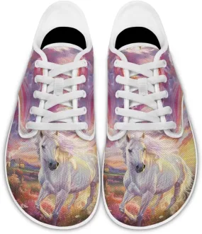 Women's Work Shoes Casual Skate Shoes Lace-Up Running Sneakers Basketball Driving Walking Shoes
