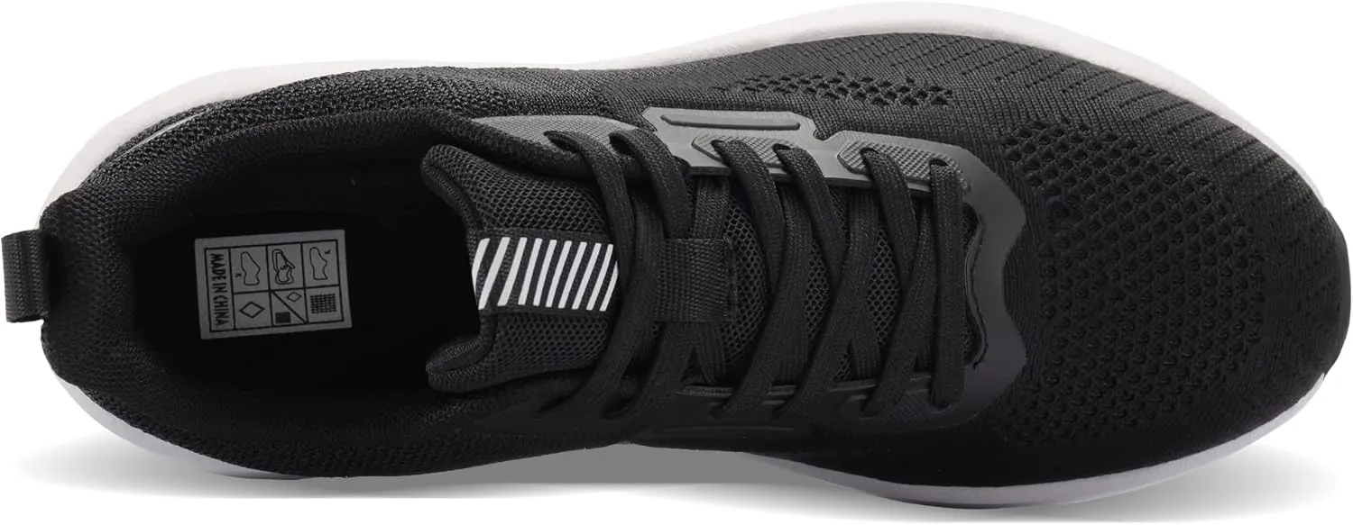 WONESION Women's Non Slip Walking Running Shoes Lightweight Athletic Tennis Sport Fashion Sneakers for Gym Work Nursing