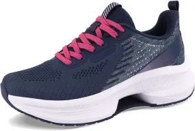 WONESION Women's Non Slip Walking Running Shoes Lightweight Athletic Tennis Sport Fashion Sneakers for Gym Work Nursing
